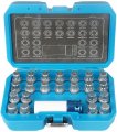Utmall 23pcs Wheel Lock Lug Nut Remover Kit Automotive Anti-theft Screw Removal Key Socket Set With Adapter For Vw