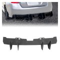 Jmtaat Rear Bumper Diffuser For 2015-2021 Subaru Wrx Sti Sedan 4-door Lip Spats Winglet Splitter Spoiler Cover Trim Shark Fin 