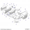 Polaris Rzr Turbo Heat Shield Upper Genuine Oem Part Qty 1