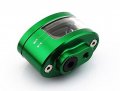 Green Motorcycle Reservoir Cnc Billet Racing Front Rear Master Cylinder Fluid Oil Brake Tank Cup Part Transparent For Kawasaki