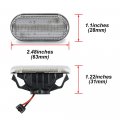 2pcs Amber Full Led Side Marker Lights Clear Lens For Ni Ssan Z33 350z Fairlady Z 2003-2009 Front Fender Turn Signal Light