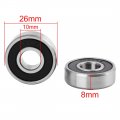 Uxcell 4pcs Universal 6000-2rs Deep Groove Sealed Shielded Ball Bearing For Car