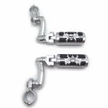 Smt-chrome Adjustable Peg Mounting Kit Wing Zombie Sull Footrest Compatible With V-star Roadstar Suzuki Boulevard Equipped 1-1