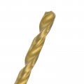 Uxcell High Speed Steel Straight Shank Twist Drill Bit Fully Ground Titanium Coated 1 7mm Diameter 34mm Total Length 12mm 24