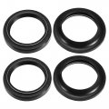 Uxcell 1 Set 41mmx53mmx8mm Motorcycle Front Fork Shock Oil Seal And Dust For Kawasaki Zxr250