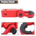 45000 Lbs 3 4 Inch D Ring Red Tow Hooks 2 Hitch Receiver 5 8 Trailer Lock Pin Towing Kit