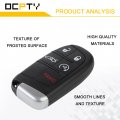 Ocpty Remotes Key Fob For Chrysler 200 300 Dodge Charger Challenger 2015-2017 M3m-40821302 2 Pcs