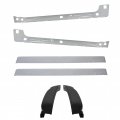 Ecotric Inner Outer Rocker Panels Cab Corners Compatible With 2000-2006 Chevy Silverado Gmc Sierra 4 Door Extended Replacement