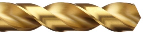 A5109 64 Adx Jobber Drill Bit 9 In High Speed Steel With Tin Coating 130 Degrees Point Angle Round Shank 70 Mm Length