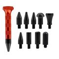 Hiyi 17pcs Pdr Tools Dent Removal Bridge Puller Set Knockdown Aluminum Hammer Metal Tap Down Repair Kit