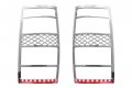 Razer Auto Chrome Led Tail Light Bezel Trim Cover For 2007-2014 Chevrolet Suburban Tahoe 