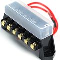 6-gang Atc Fuse Distribution Block Automotive Atv Golf Cart Fbatc614h 