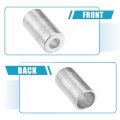 Uxcell 8pcs Car Aluminum Cylindrical Air Conditioner Pipe Joint Fitting Sleeve 10mm 16mm Hole Dia