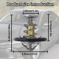 90916a3003 90916-03129 9091603075a82 9091603075 Thermostat W Gasket Repl 551042100 2551042541 Fits For 2000-2004 Tundra V6 3 4l