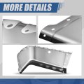 Auto Dynasty Rear Bumper End Caps Cover With Parking Sensor Holes Compatible Silverado Sierra 1500 2500hd 3500hd Fleetside