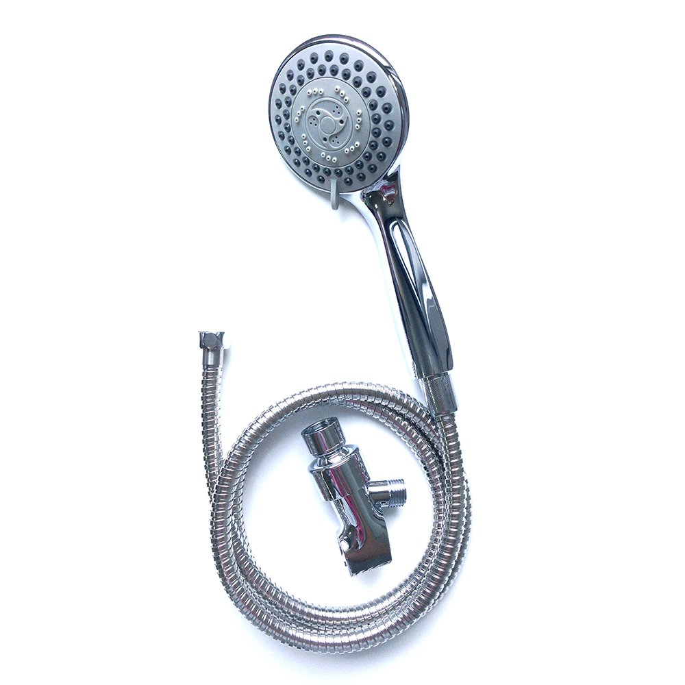 Shower Head Handheld Rainfall High Pressure and Flow with Removable Water Restrictor a Powerful