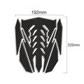 Zzxswc H-series Universal Carbon Fiber Pattern Glossy Motorcycle Oil Gas Tank Pad Protector Sticker