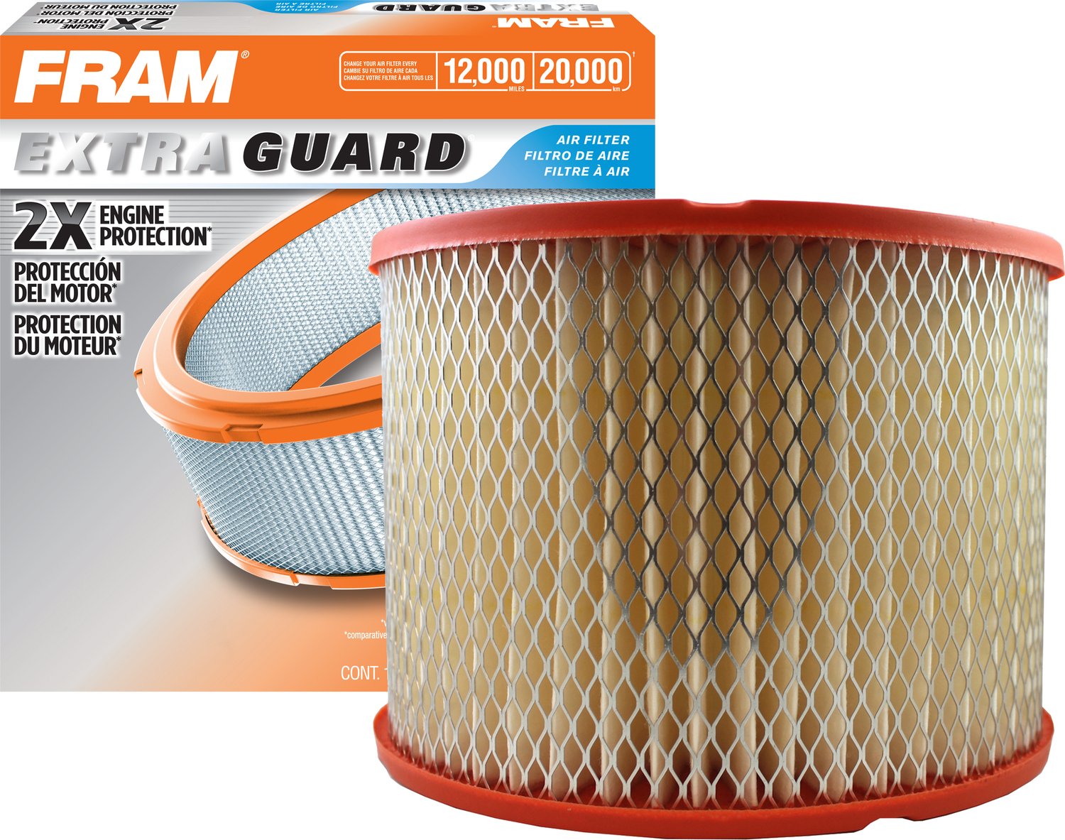 Fram Ca3688 Extra Guard Round Plastisol Air Filter