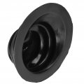 Shift Dust Cover Gear Handbrake Lever Boot Plate Kit Dustproof Black Rubber Round 5 250in 13 3cm Universal