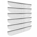 Recpro Rv Refrigerator Vent Screen Flying Insect Cover 6 Pack 1 2 X 8 With Installation Tools 