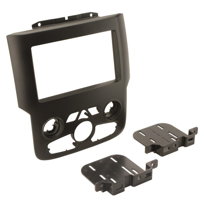 Cr1297ddb Main Panel 2din Dash Kit For 2013-up Ram Truck Black Factory 8 In Replacement