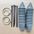 Teamwill Universal Silicone Rack And Pinion Steering Boot Gaiter Kit Grey 