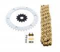 89-2004 Fits Yamaha Yfm350 Warrior 350 Gold O Ring Chain Sprocket Silver 13 40 98l