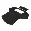 Hecasa Convertible Soft Top Compatible With 1994-2002 Chevrolet Camaro Pontiac Firebird Sailcloth Vinyl W Plastic Window Black