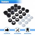 X Autohaux 26pcs Upper Lower Body Mount Bushing Kit For Chevrolet Silverado Gmc Sierra 1500 2500 2wd 4wd 1999-2004 Cab Black