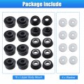 X Autohaux 26pcs Upper Lower Body Mount Bushing Kit For Chevrolet Silverado Gmc Sierra 1500 2500 2wd 4wd 1999-2004 Cab Black