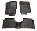3d Floor Mats Set Ford Escape 2013 2019 Heavy Duty All Weather Custom Fit Car Liners For 1st And 2nd Row Black Tpe Material 