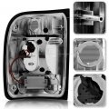 Acanii For 2001-2011 Ford Ranger Pickup Red Smoked Led Rear Brake Tail Lights Lamps Pair Set Driver Passenger Side
