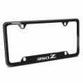 Ipick Image For 350z Real Black Carbon Fiber 50 States License Plate Frame Nissan