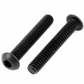 Uxcell 1 4 Inches-20x1-1 2 Inches Button Head Hex Socket Cap Screw Bolt 20pcs
