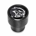 Ipick Image For Dodge Srt Hellcat In Black On Aluminum Tire Valve Stem Caps