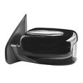 Fit System 63046h Honda Pilot Driver Side Textured Black Power Replacement Mirror With Ptm Cover 