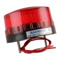 Baomain Industrial Signal Round Red Warning Light Strobe Lamp Led-3071 Dc 12v 3w