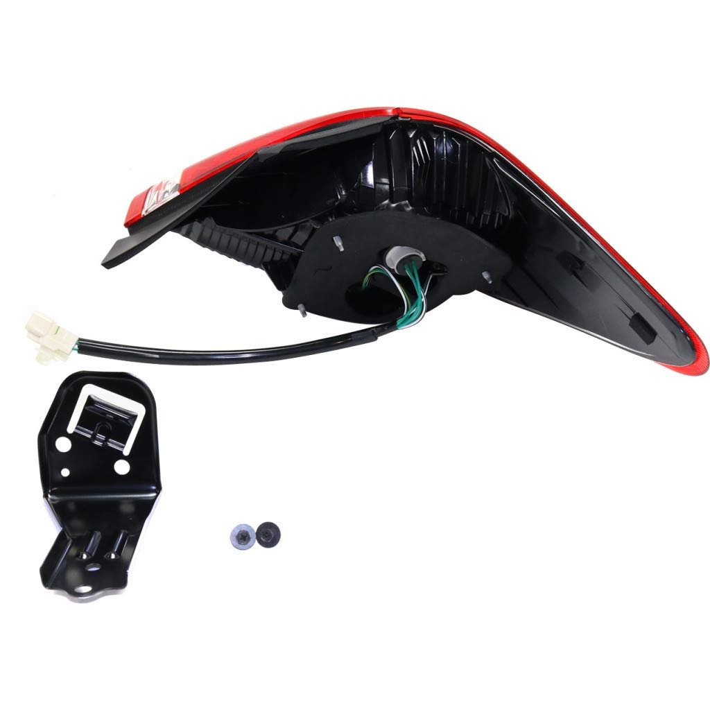 Toyota Avalon Tail Light Assembly 2005 2006 2007 Driver Side Outer Replaces 81560 Ac090 And To2804100 Halogen Red Lens