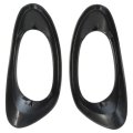 Pair Door Handle Bezel Trim Inside Front Driver Passenger Fits For 2003 Chevrolet Trailblazer Ext Lt Sport Utility 4-door 5 3l 