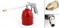 Uxcell Red Metal Body Gray Head 8 9 Long Nozzle Air Pressure Feed Grease Gun