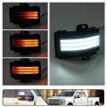 2pcs Sequential Led Side Mirror Marker Light For Ford F150 2015-2023 F250 F350 F450 F550 Super Duty 2017-2023 Amber Dynamic