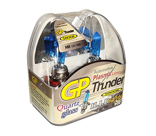 Gp-thunder Sgp58k-h8 35w Platinum-white With Quartz Glass Bulbs For Fog- Head Lamp- Day Time Running Lights