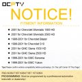 Ocpty 2 X Remote Key Fob Replacement For Chevy Blazer S10 Silverado 1500 Tahoe Gmc Sierra Yukon 2500 Hd 3500 Sonoma K0but1bt