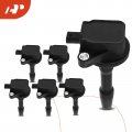 A-premium 6pcs Ignition Coil Packs Compatible With Ford F-150 2018-2023 V6l Explorer 2020-2023 3 3l Hybrid Transit-150 250 350