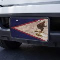 Graphics More Rustic Distressed American Samoa Flag Novelty Metal Vanity Tag License Plate