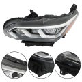 1pc Replacement For Sentra 2020-2022 Left Side Headlight Halogen Headlamp Assembly Chrome Housing 260606lb0a