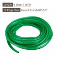 Uxcell U Channel Edge Trim 19 7ft Length Rubber Guard Seal Strip Protector Fit For 1-2 5mm 15 64 W X 25 H Green