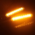 4 Pcs Universal 12led Motorcycle Turn Signal Light Indicator Blinker Lamp Amber