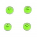 4 Pics 25mm 1inch Small Circular Bubble Spirit Level Bullseye Leveler Tool Mini Round Levels Use With Tripod 