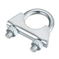 Muffler U-bolt Clamps For 25mm 1 Diameter Exhaust Tail Pipe 1pcs U Clamp Saddle Type